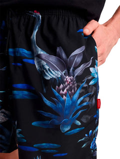 Short Reserva D'Água Beachwear Mizu Azul Marinho