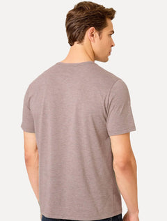Camiseta Dudalina Masculina Mini Stripes Rosa Médio
