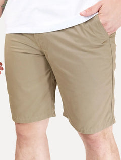 Bermuda Levis Masculina Sarja Chino Straight Cáqui Escuro