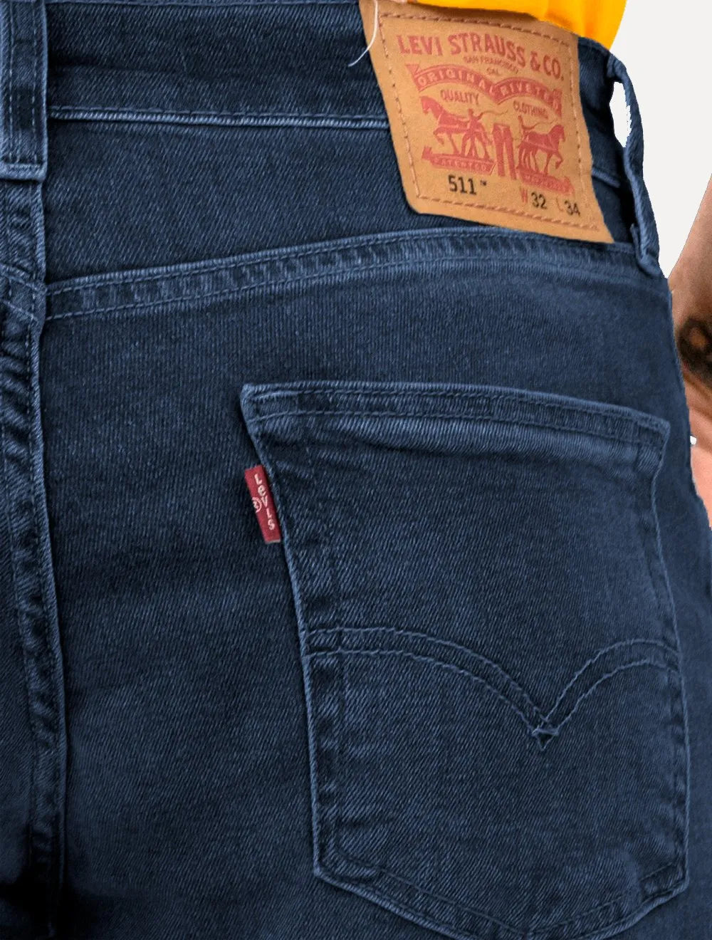 Calça Levis Jeans Masculina 510 Skinny Stretch Faded Blue Azul