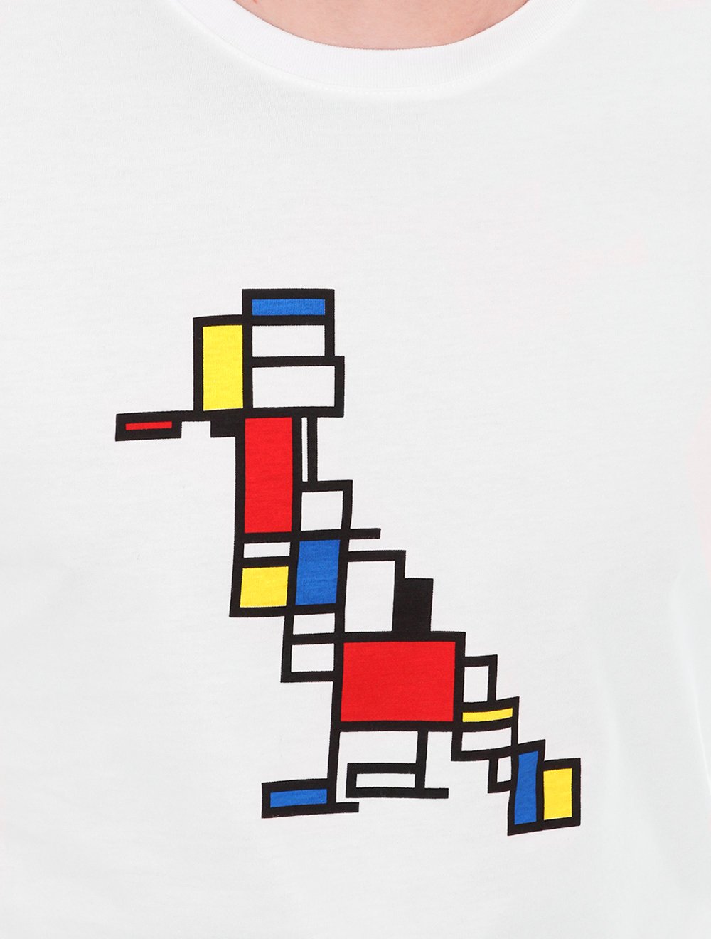 Camiseta Reserva Masculina Modernist Woodpecker Branca