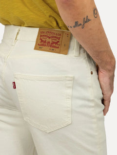 Bermuda Levis Jeans Masculina 501 Original Shorts Off-White