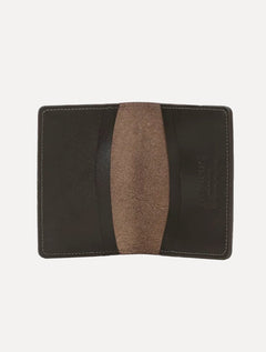 Carteira Aramis Masculina Couro Slim Basic Vertical Marrom Café