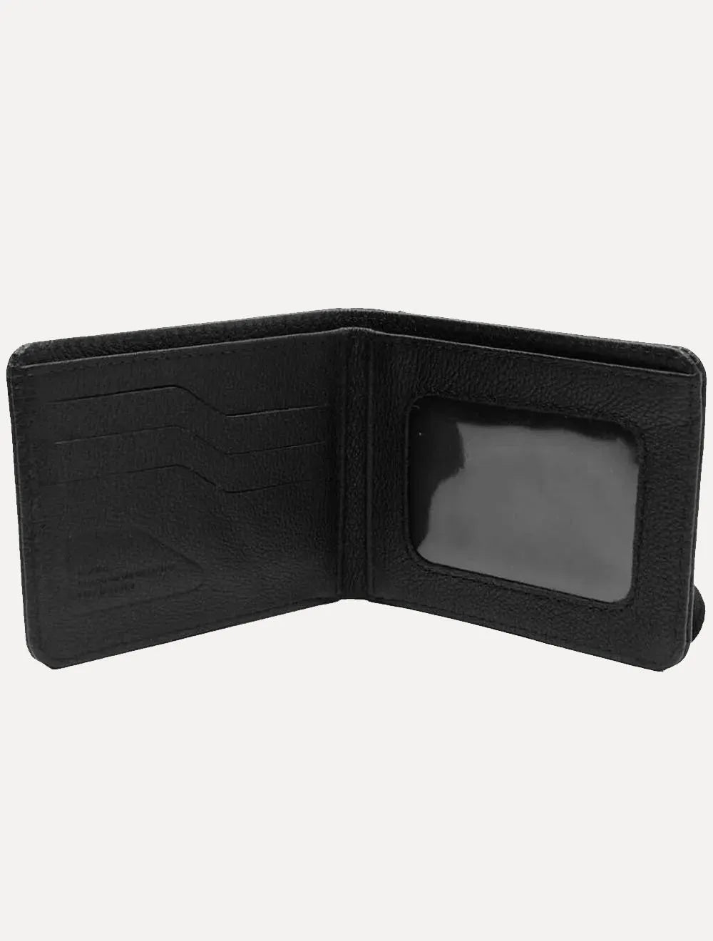 Carteira Reserva Masculina Couro Oslo Parma Elástico Preta