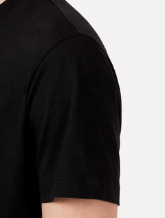 Camiseta Emporio Armani Masculina Essential Pima Big Logo Preta