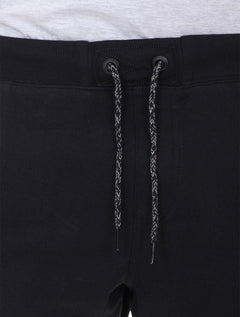 Bermuda Aeropostale Masculina Moletom Side Sash 87 Preta