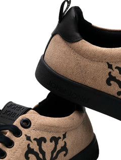Tênis John John Masculino London Canvas Cru Off-White Mescla