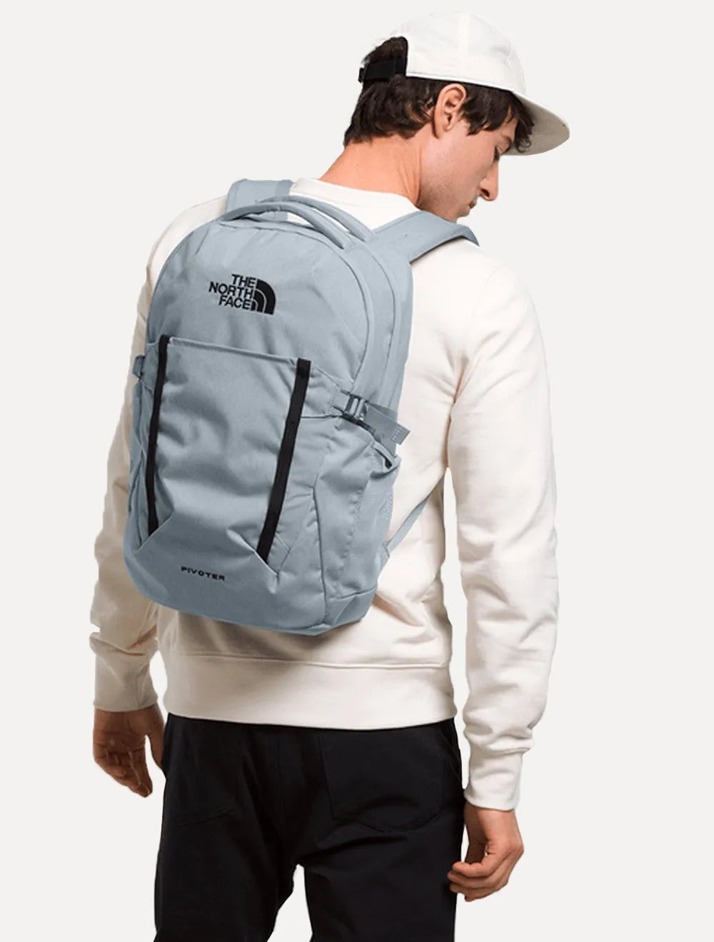 Mochila The North Face Masculina Pivoter Cinza