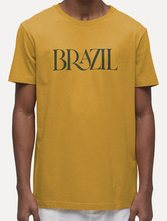 Camiseta Osklen Masculina Slim Vintage Arpoador Sunshine Amarelo Escuro