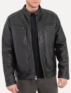 Jaqueta Calvin Klein Hooded PU Pocket Preta