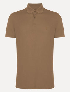 Polo Dudalina Piquet Essentials Cotton Basica Marrom