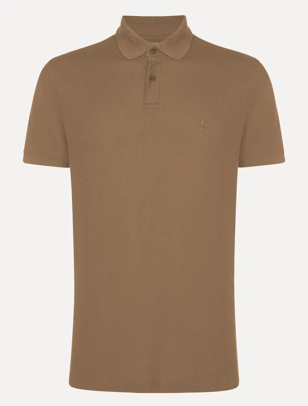 Polo Dudalina Piquet Essentials Cotton Basica Marrom
