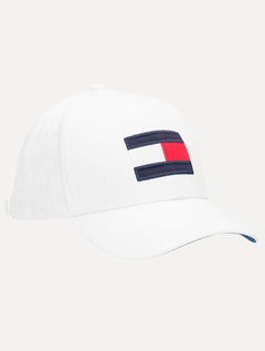 Boné Tommy Hilfiger Big Flag Cap Branco
