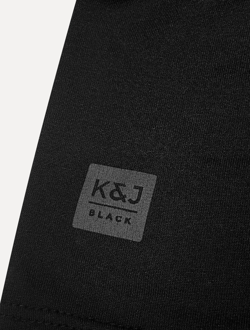 Camiseta K&J Black Travel Pack Tech Modal Preta
