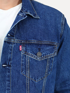 Jaqueta Levis Jeans Masculina Trucker Relaxed Azul Escuro A57820104