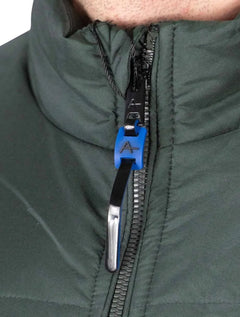 Jaqueta Aramis Masculina Nylon e Malha Bomber Liquid Repeller Verde Militar