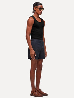 Regata Osklen Masculina Slim Rib Preta