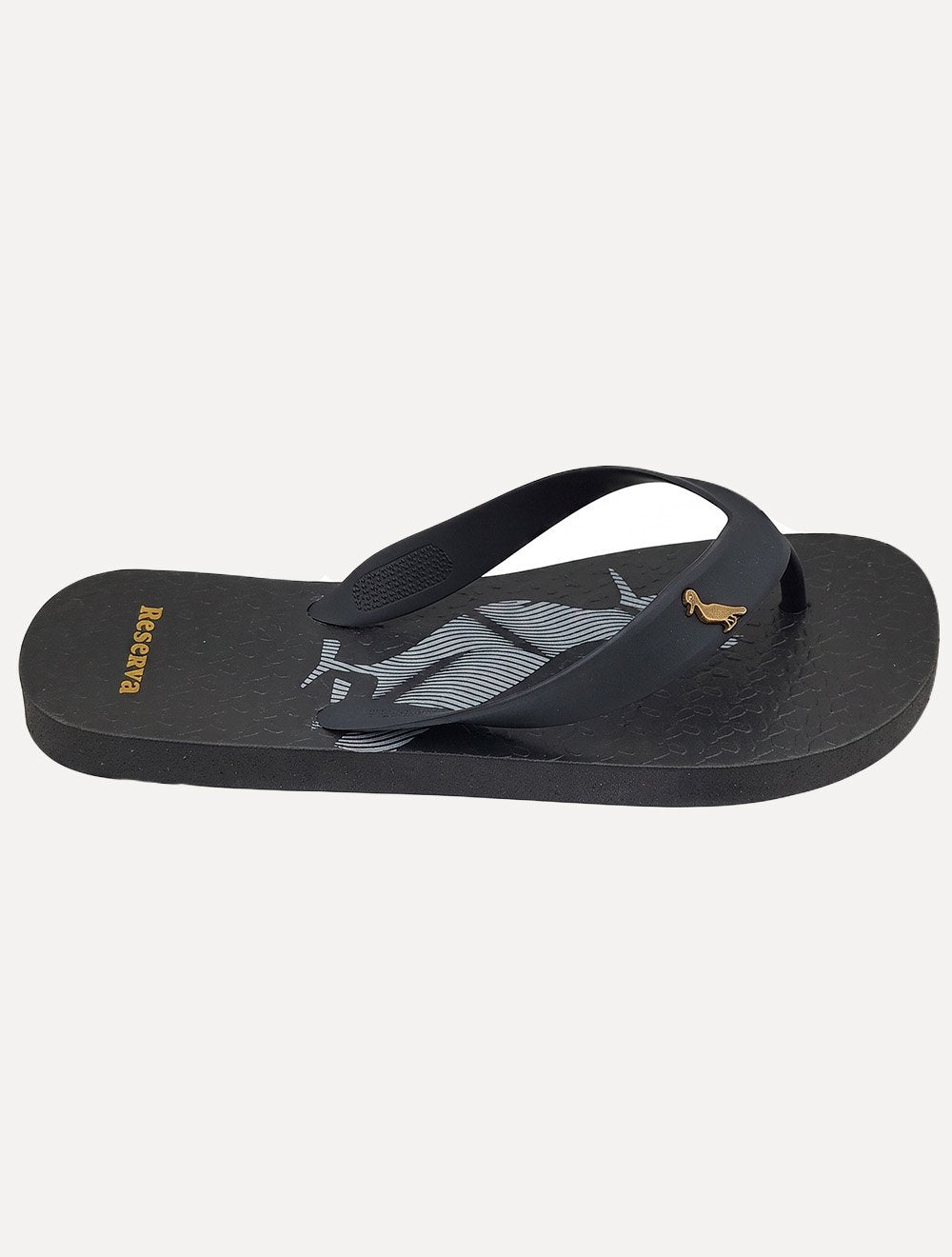 Chinelo Reserva Masculino Go Pica-pau  Blur Distortion Lines Preto
