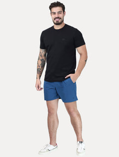 Short King & Joe Masculina Nylon Flex Ripstop Azul