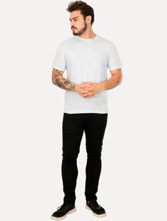 Camiseta Individual Masculina Comfort Light Icon Branca