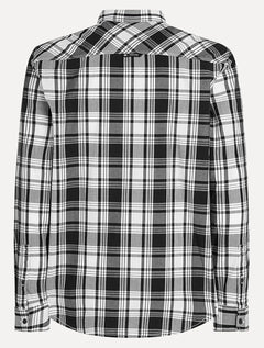 Camisa Tommy Jeans Masculina Regular Poplin Xadrez Check Preta