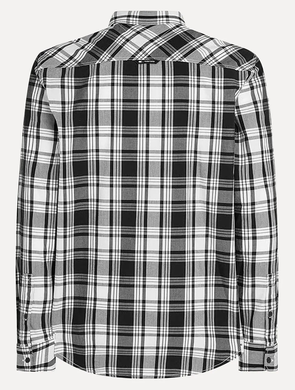 Camisa Tommy Jeans Masculina Regular Poplin Xadrez Check Preta
