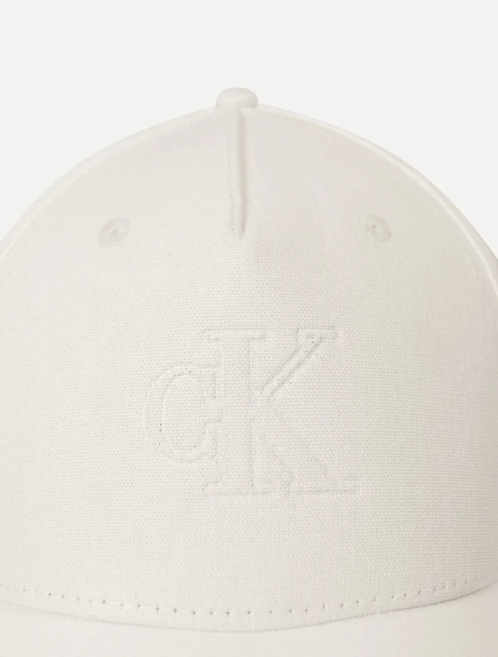 Boné Masculino 5 Gomos Embossed Calvin Klein Jeans Off White
