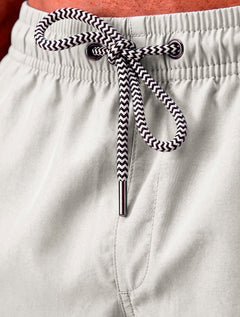 Short Aramis Masculino D'Água Elastico Logo Cinza Claro