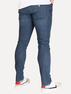 Calça Jeans Empório Armani Masculina J06 Slim Fit 5 Pockets Azul Índigo