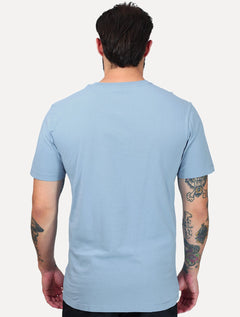 Camiseta John John Masculina Regular Clean Graphic Azul Claro