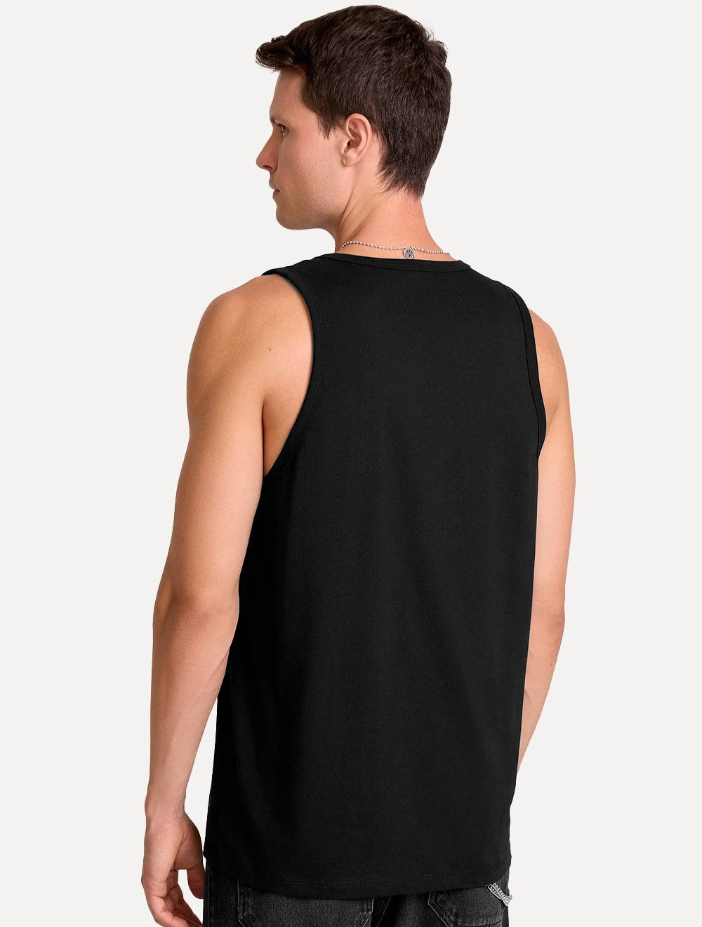 Regata John John Masculina New Regular Fit Rubber Logo Preto