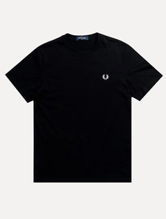 Camiseta Fred Perry Masculina Regular Back Graphic Laurel Preta