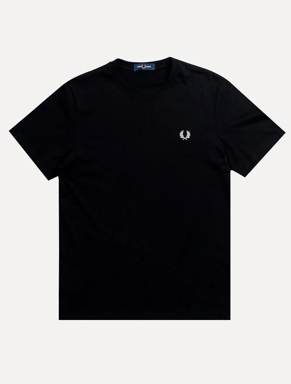 Camiseta Fred Perry Masculina Regular Back Graphic Laurel Preta