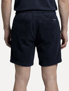 Bermuda Reserva Masculina Elástico Cotelê Azul Marinho