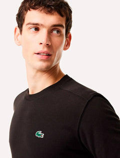 Camiseta Lacoste Sport Technique Logo Preta