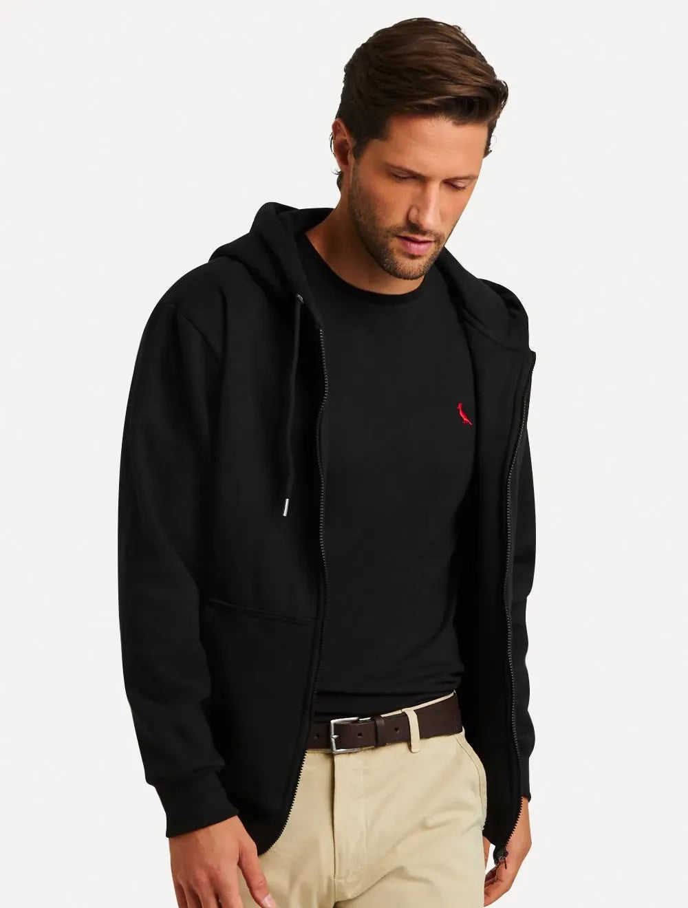Camiseta Reserva Masculina Basic Red Woodpecker Preta
