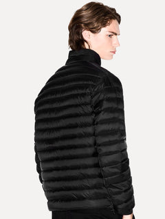 Jaqueta Armani Exchange Masculina Nylon Acolchoada Preta