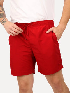 Short Tommy Hilfiger Masculino Regular Fit Long Drawstring Vermelho