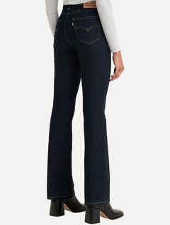 Calça Levis Jeans Feminina 725 High Rise Bootcut Azul Escuro