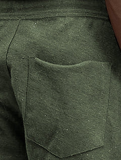 Bermuda Osklen Masculina Moletom Rustic E-Basics Verde Militar