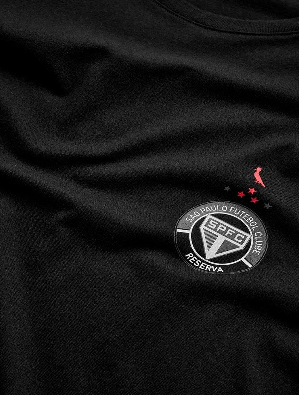 Camiseta Reserva Masculina São Paulo FC Mini Chest Preta
