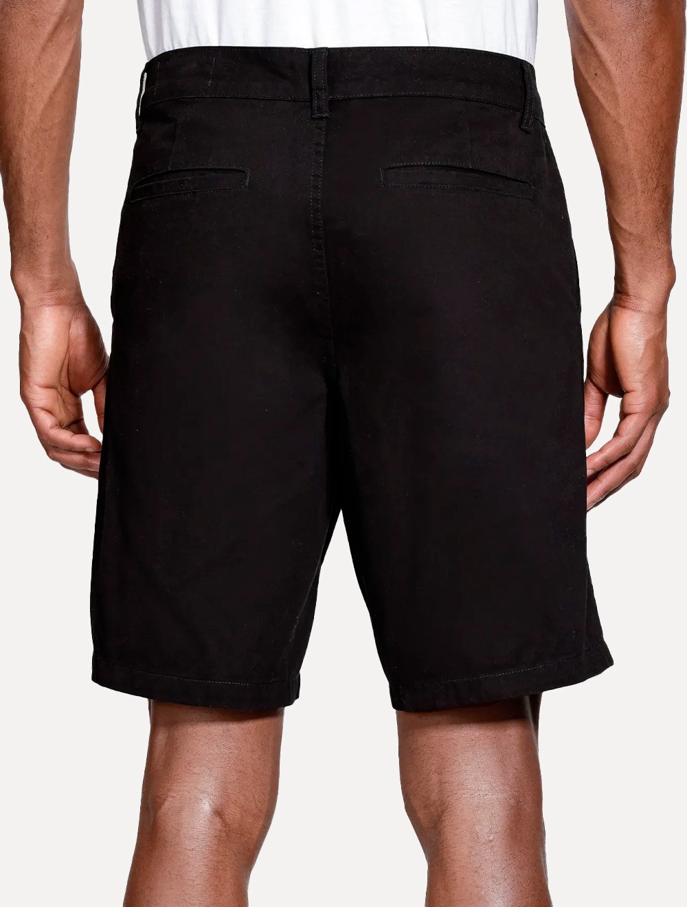 Bermuda Aramis Masculina Chino Brown Tag Flame Preta
