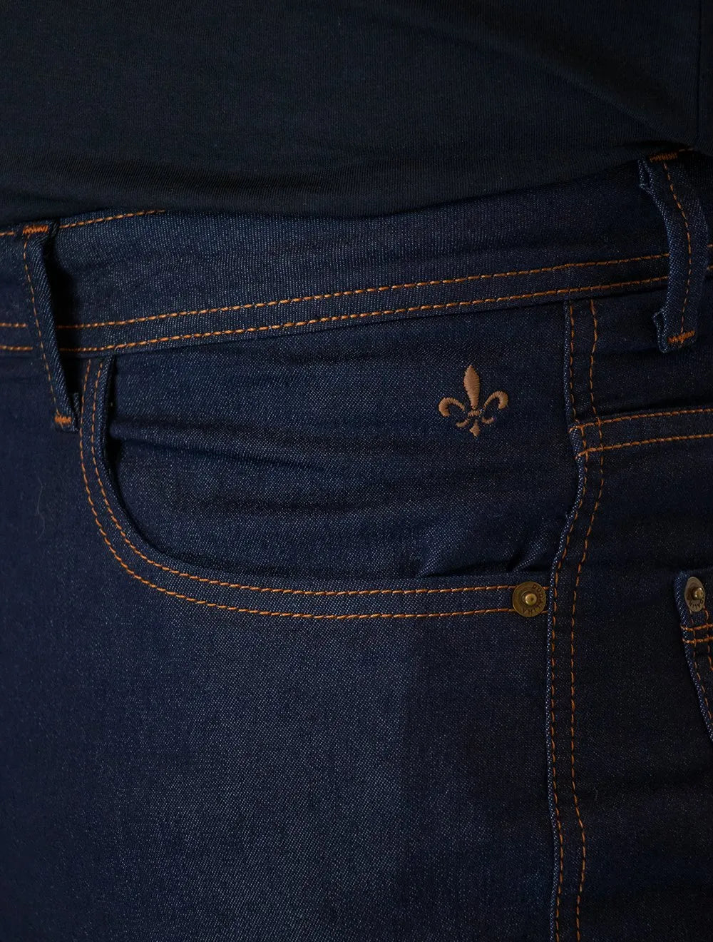 Calça Dudalina Jeans Masculina Slim Stretch Khahi Icon Escuro