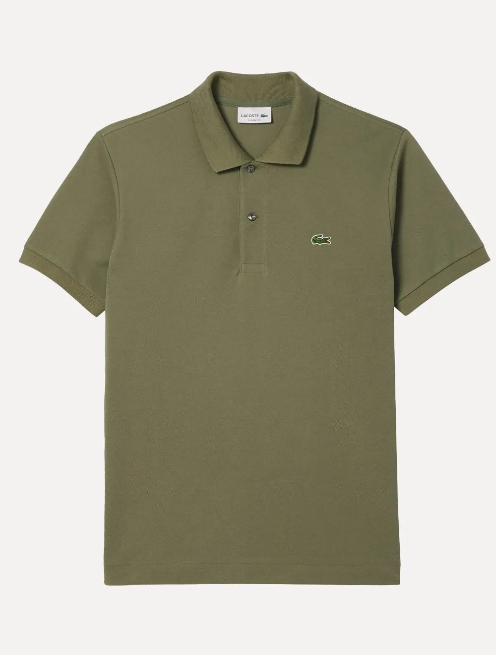 Polo Lacoste Masculina L.12.12 Verde Oliva