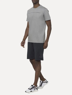 Bermuda Calvin Klein Jeans Moletom Masculina RE Issue Azul Marinho