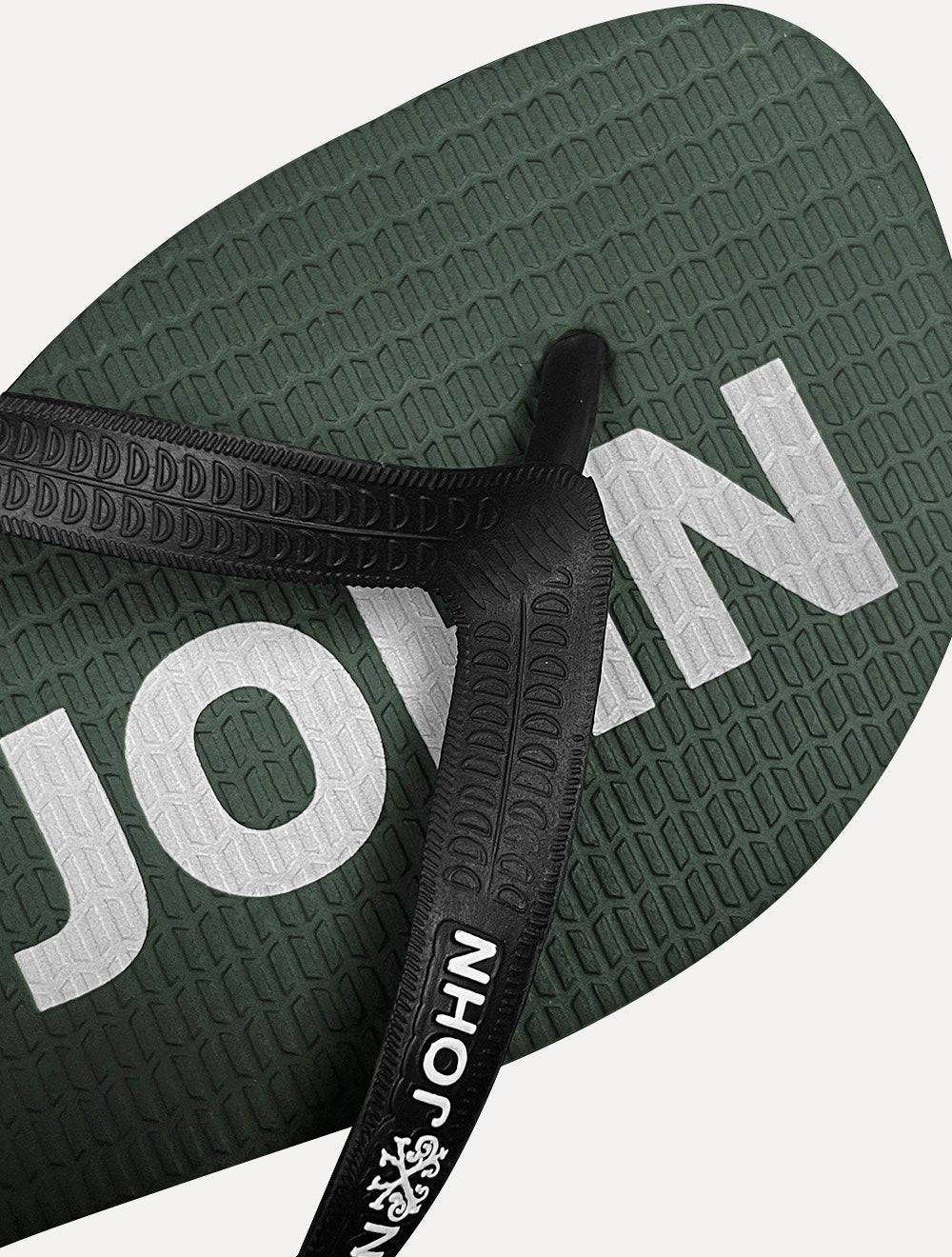 Chinelo John John Masculino Classic Logo Verde Escuro