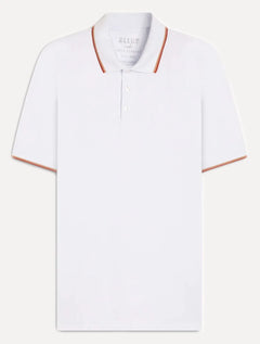 Polo Ellus Masculina Piquet Classic Easa Friso Light Branca