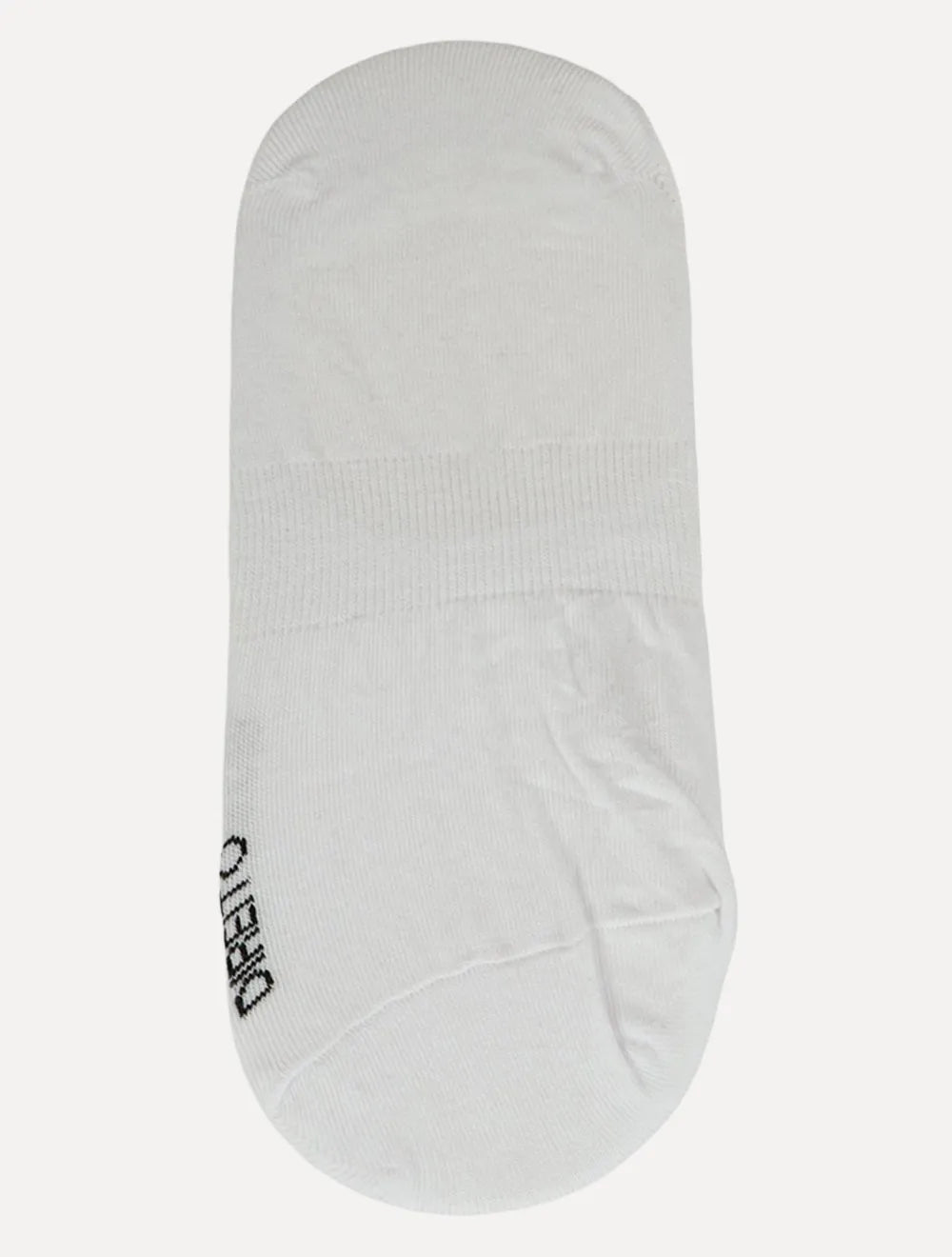 Meia Reserva Masculina Invisível Pica-Pau Bordado Branca Kit 2 Pares