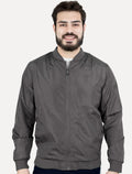 Jaqueta Ellus Masculina Nylon Light Bomber Pocket Grafite