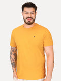 Camiseta Tommy Hilfiger Masculina Essential Cotton Amarela Escura